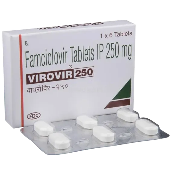virovir 250mg tablet 6's